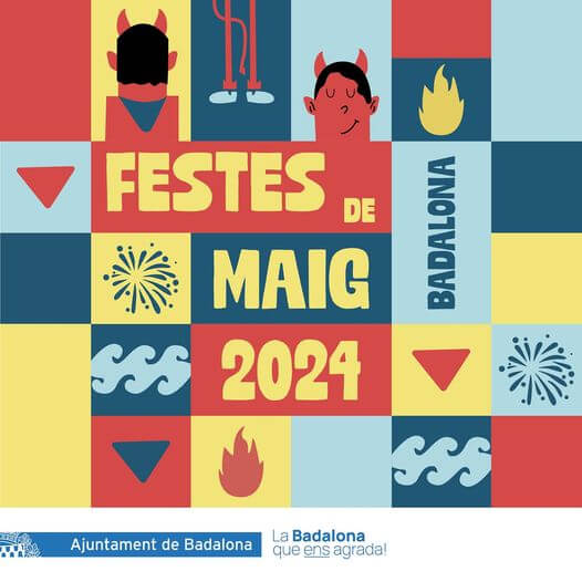 Cartel Festes de Maig Badalona 2024