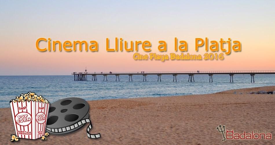 cine playa Badalona 2016