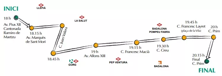 recorrido cabalgata reyes magos badalona 2019